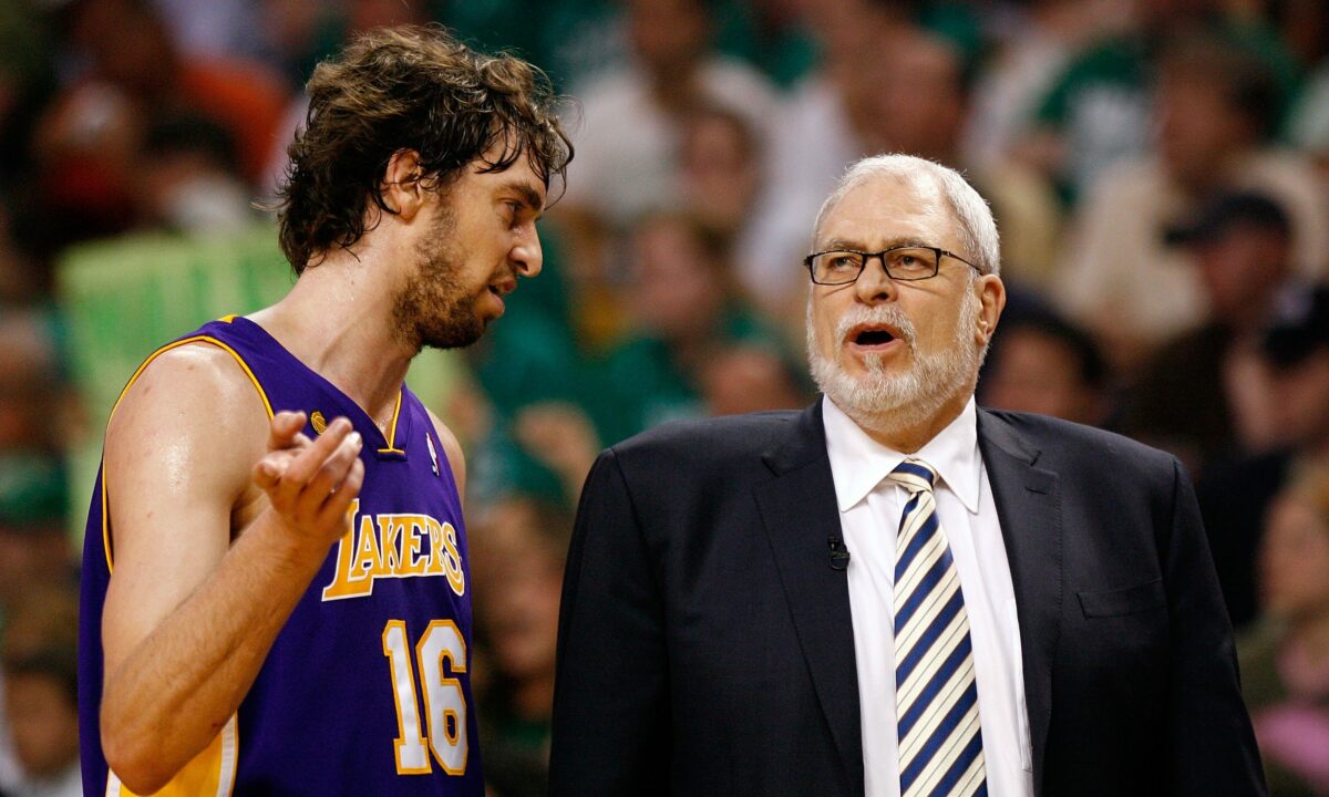 Phil Jackson was initially reluctant to support Pau Gasol trade