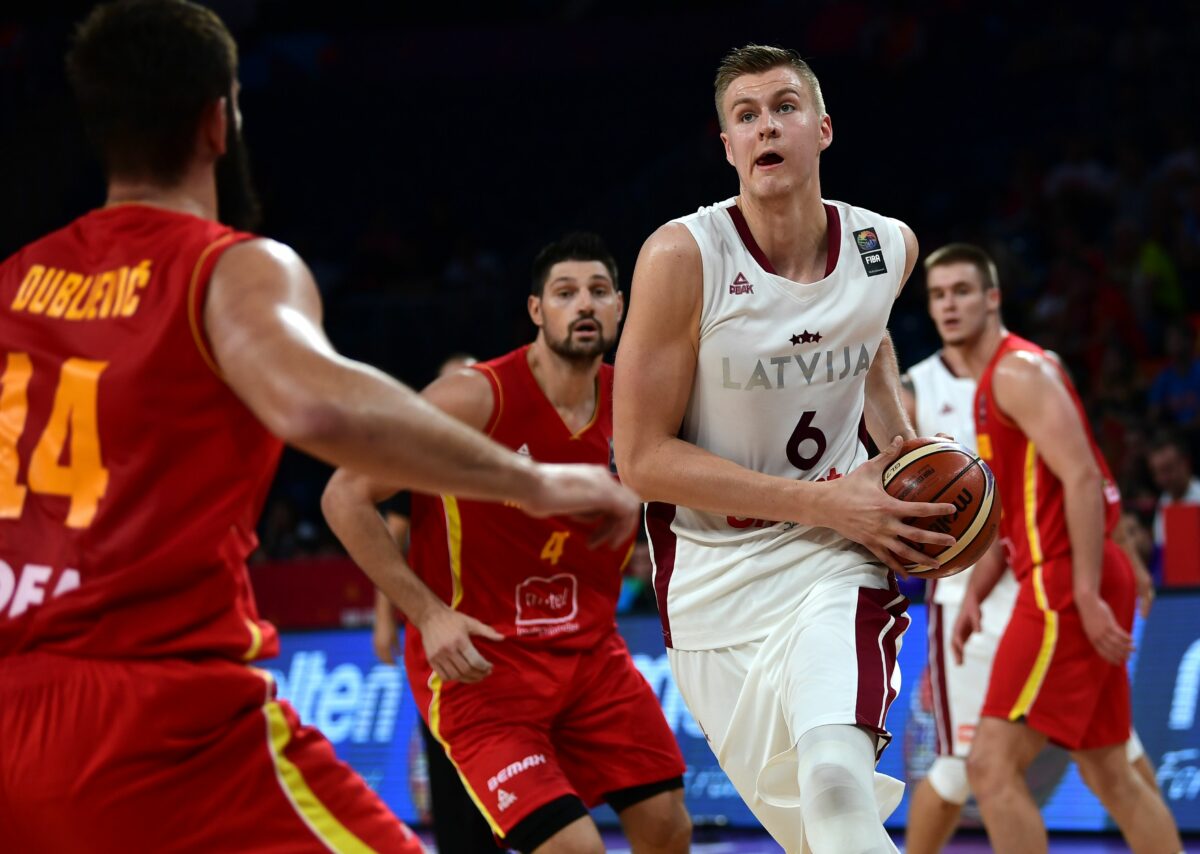 Report: Boston’s Kristaps Porzingis to sit out World Cup with plantar fasciitis