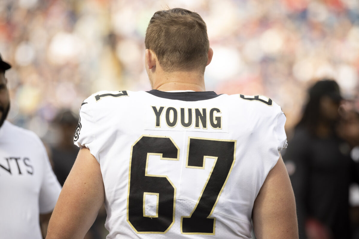 Saints offensive line depth takes another hit with Landon Young injury