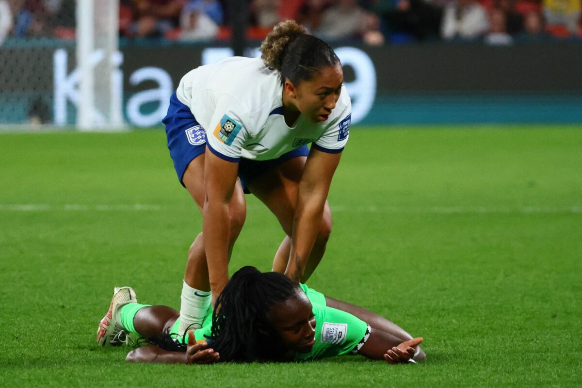 England star Lauren James escapes with two-game suspension after stomp