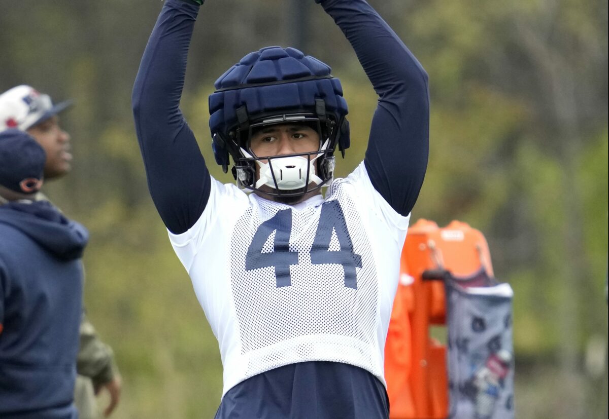 Bears rookie LB Noah Sewell making strong impression