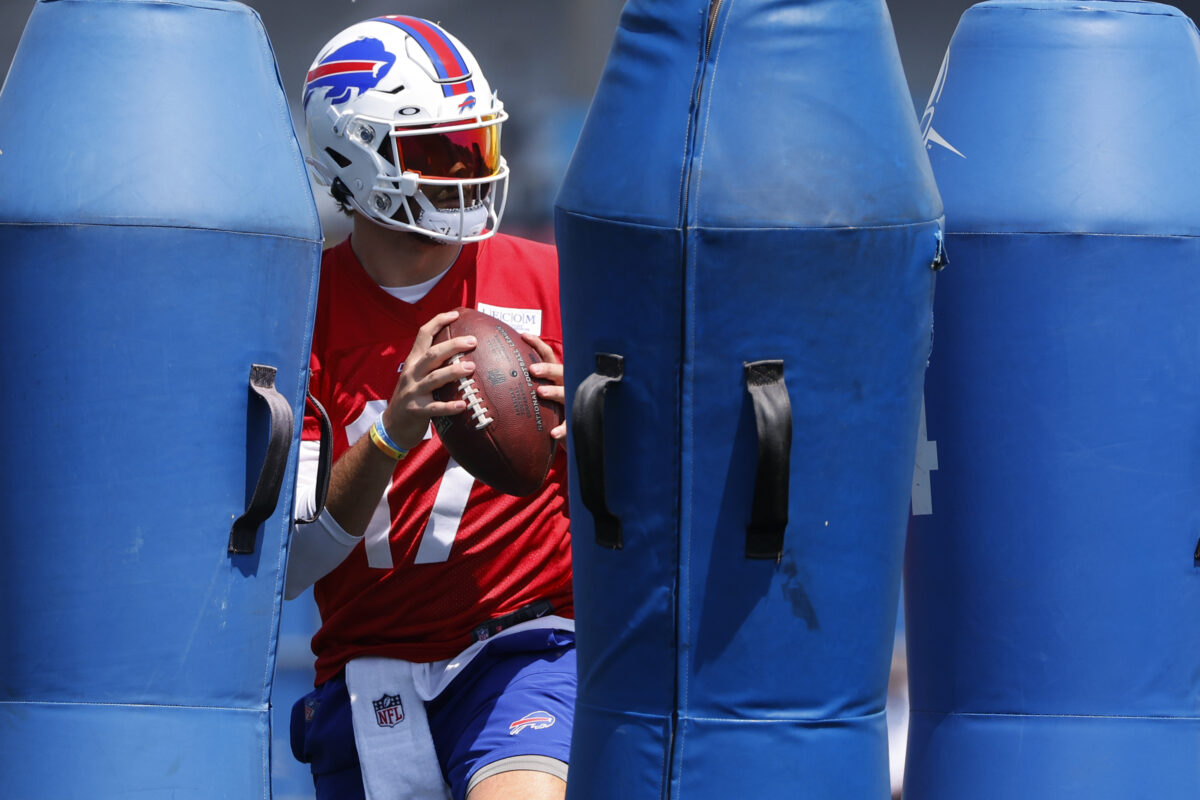 Turns out, Josh Allen is a pretty good long snapper too (video)