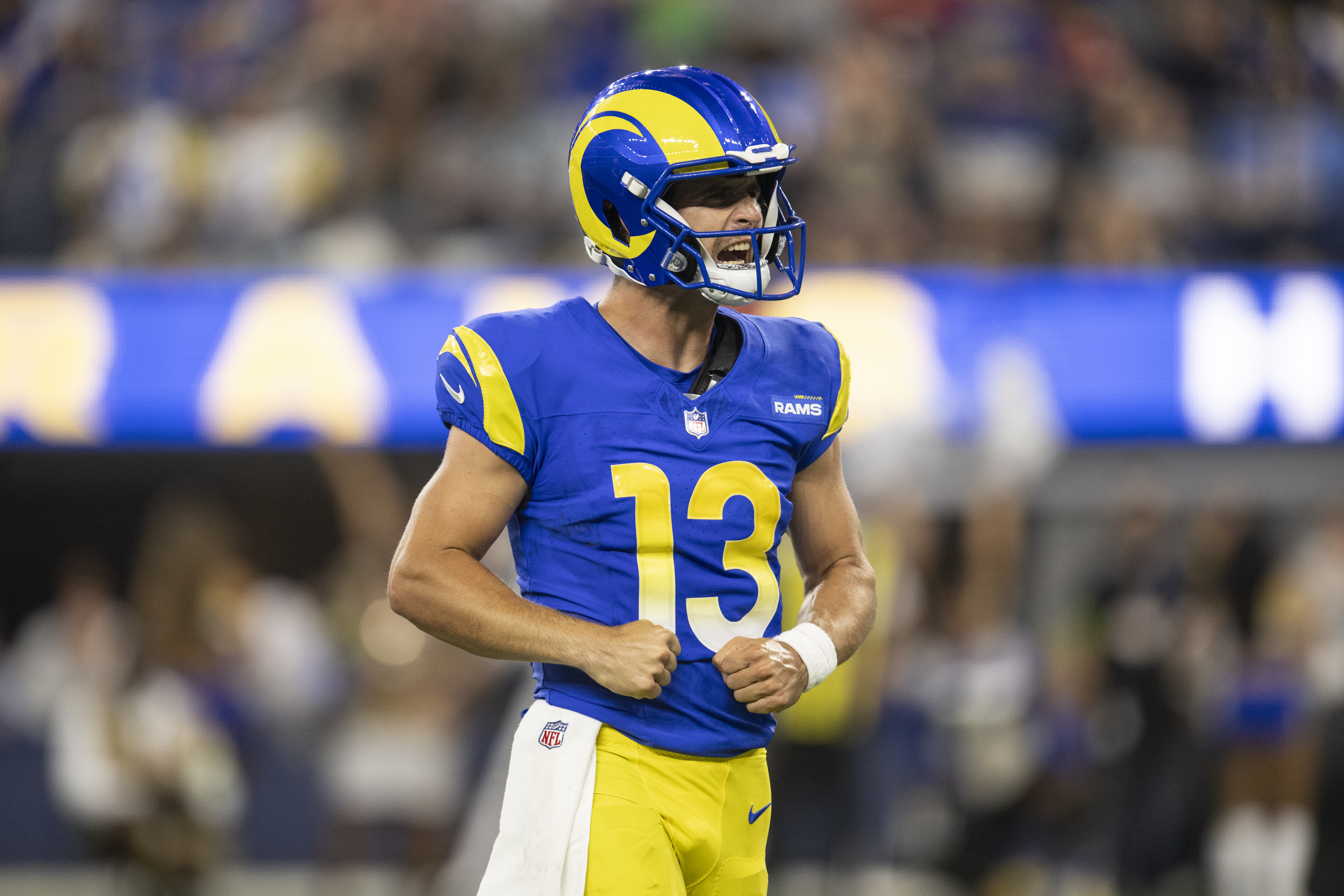 Watch: Rams rookie Stetson Bennett was mic’d up in preseason debut