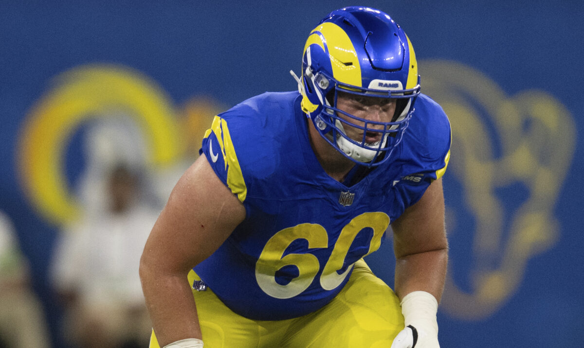 Logan Bruss is day-to-day after suffering lateral ankle sprain vs. Raiders