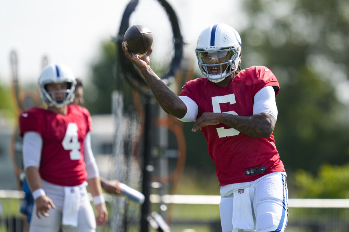 Colts’ Anthony Richardson getting consistent work with starting offense