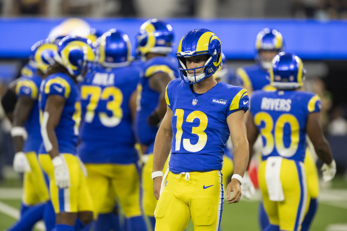 Rams currently have the 2nd-youngest roster in the NFL