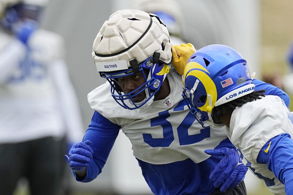 Rams rookie Ochaun Mathis out a few weeks with knee injury