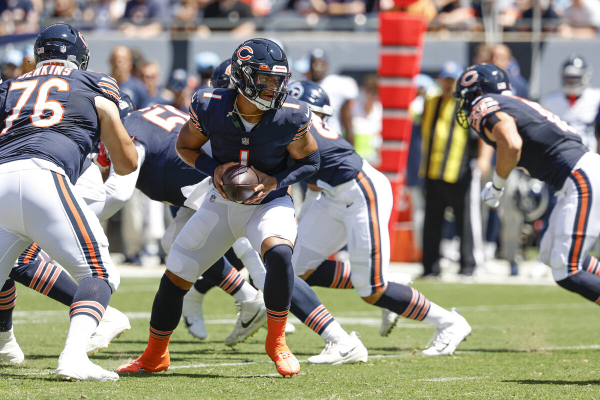 Here’s how impressive the Bears offensive line was against the Titans