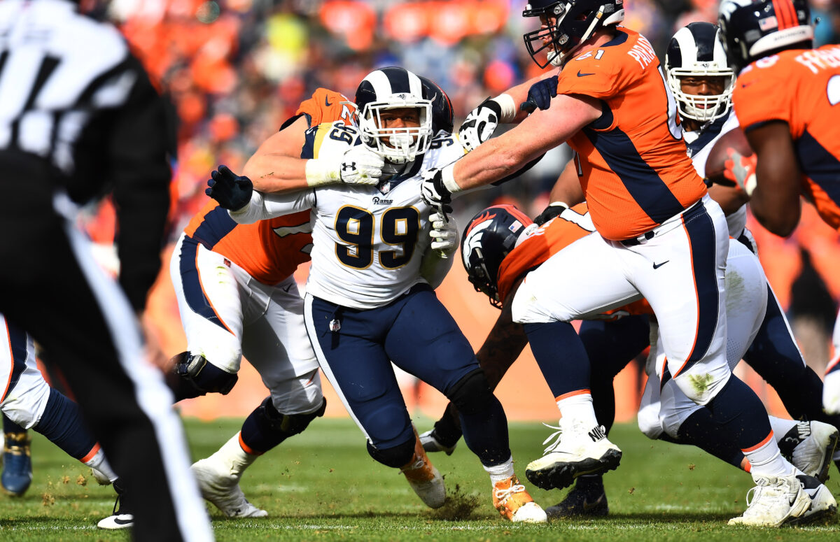Aaron Donald won’t practice or play against Broncos this week