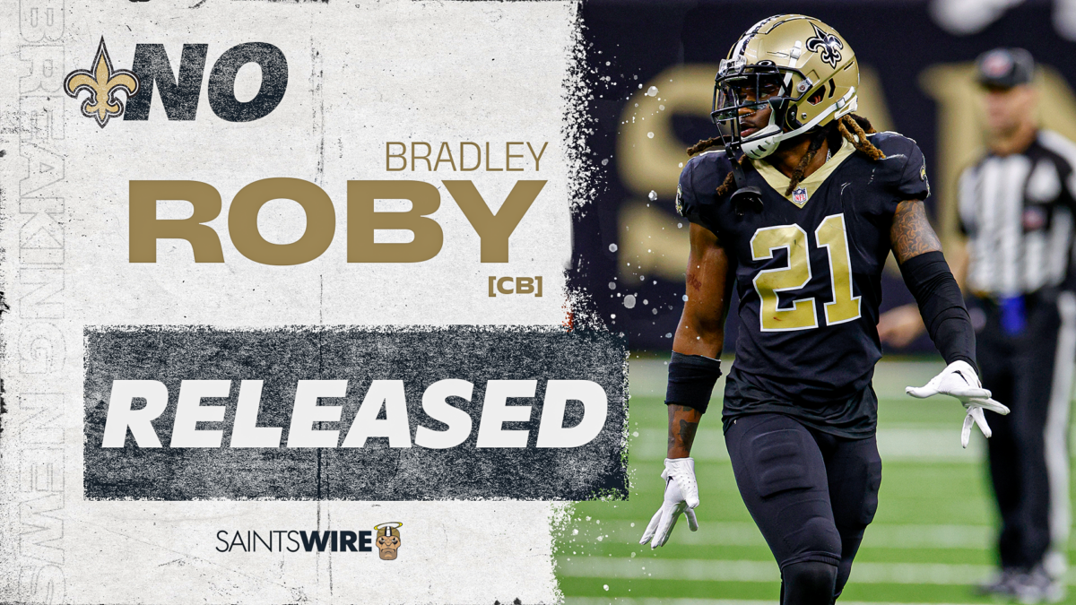 Saints release CB Bradley Roby, a projected starter in the slot