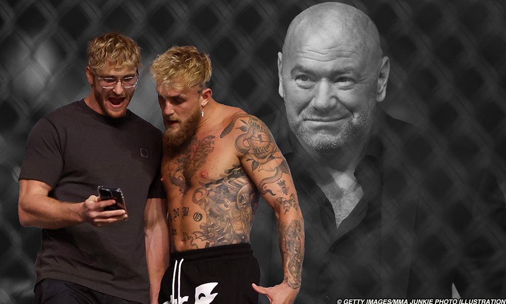 Dana White insists he doesn’t hate Jake Paul, but says Logan Paul ‘is f*cking brilliant’