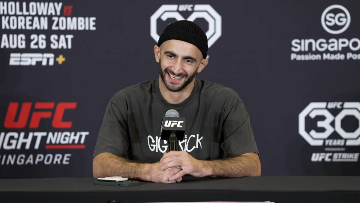 Giga Chikadze says Alex Caceres won’t strike at UFC Fight Night 225: ‘I’m a different breed, and he knows it’