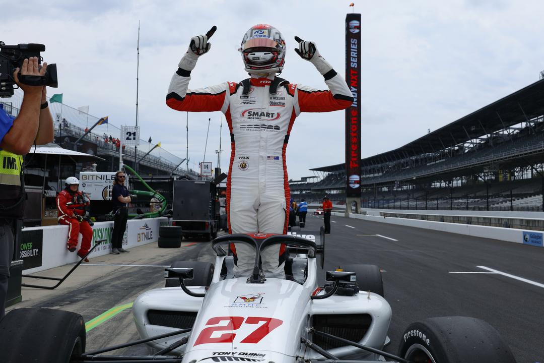 McElrea wins intense Indy NXT battle on IMS road course