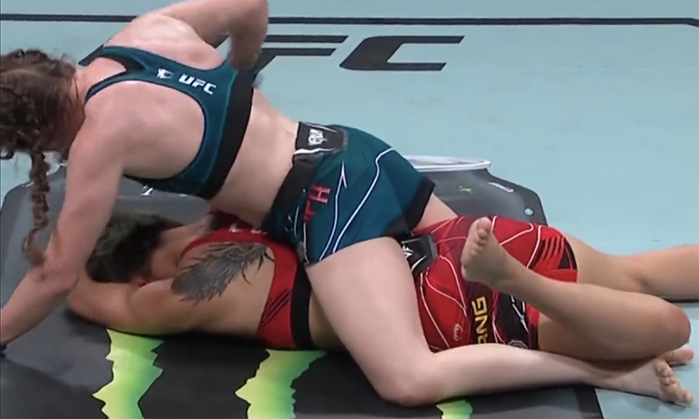 UFC Fight Night 225 video: JJ Aldrich gets first octagon finish, smashes Liang Na for second-round TKO