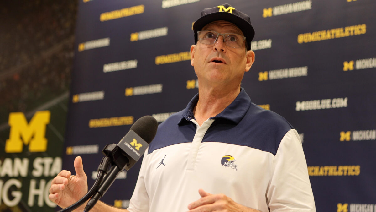 Everything Jim Harbaugh said at his fall camp press conference