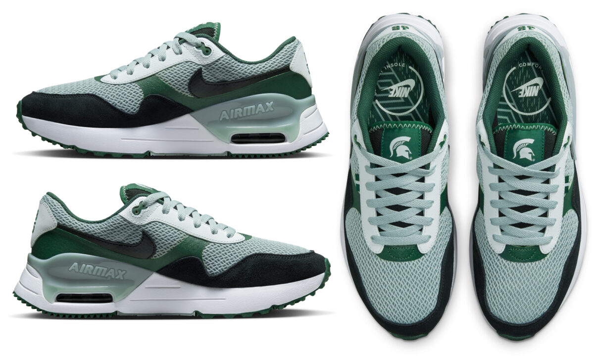 Nike releases Michigan State Spartans themed Air Max sneakers