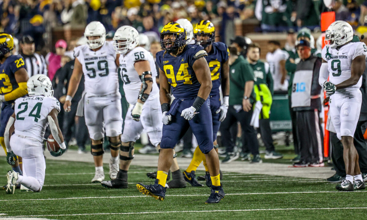 Four Michigan football players lead all teams on 2023 Outland Trophy watch list