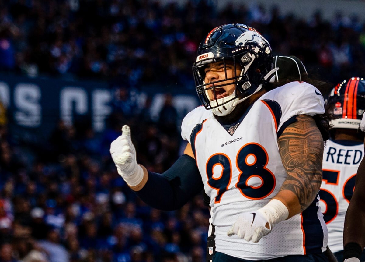Broncos DL Mike Purcell restructures contract