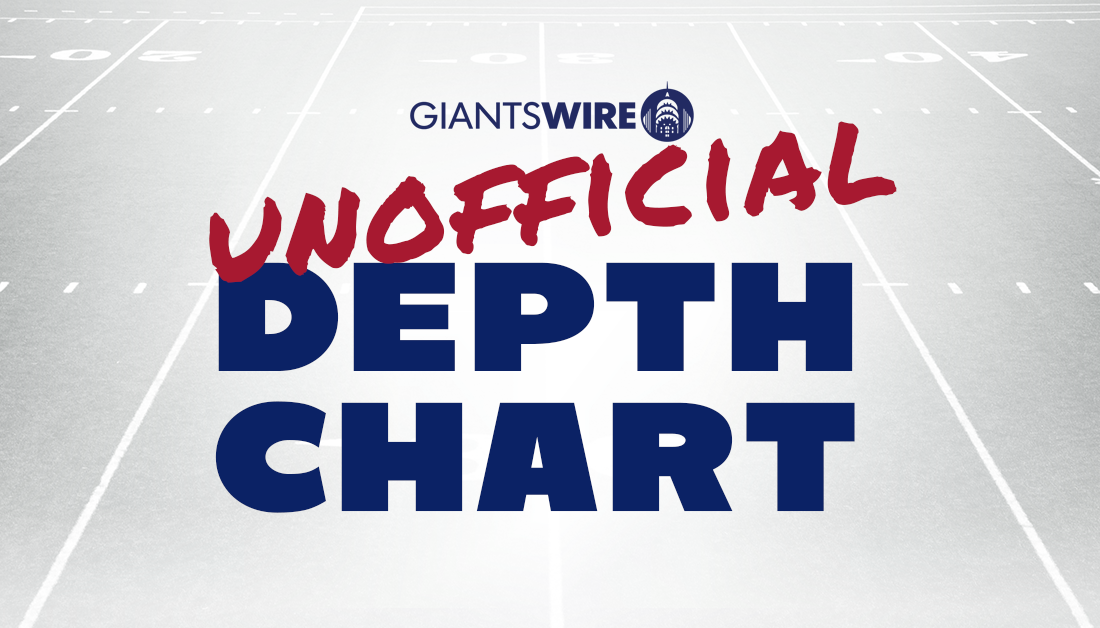 Giants release second unofficial preseason depth chart: 5 takeaways