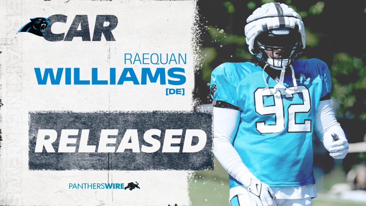 Panthers cutting DL Raequan Williams