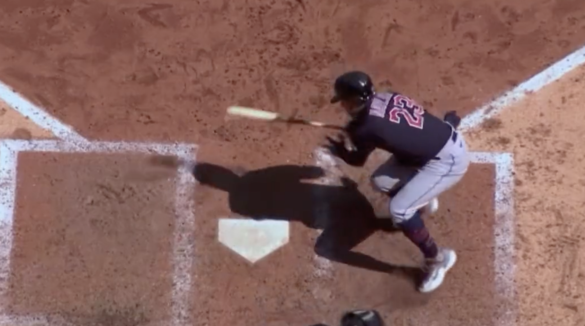Twins fans were convinced that Bo Naylor swung while avoiding the ball on a game-tying wild pitch