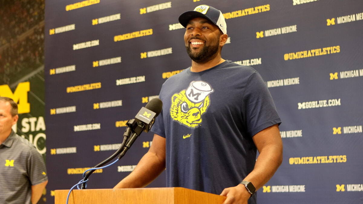 Everything Michigan football OC Sherrone Moore said in his fall camp press conference