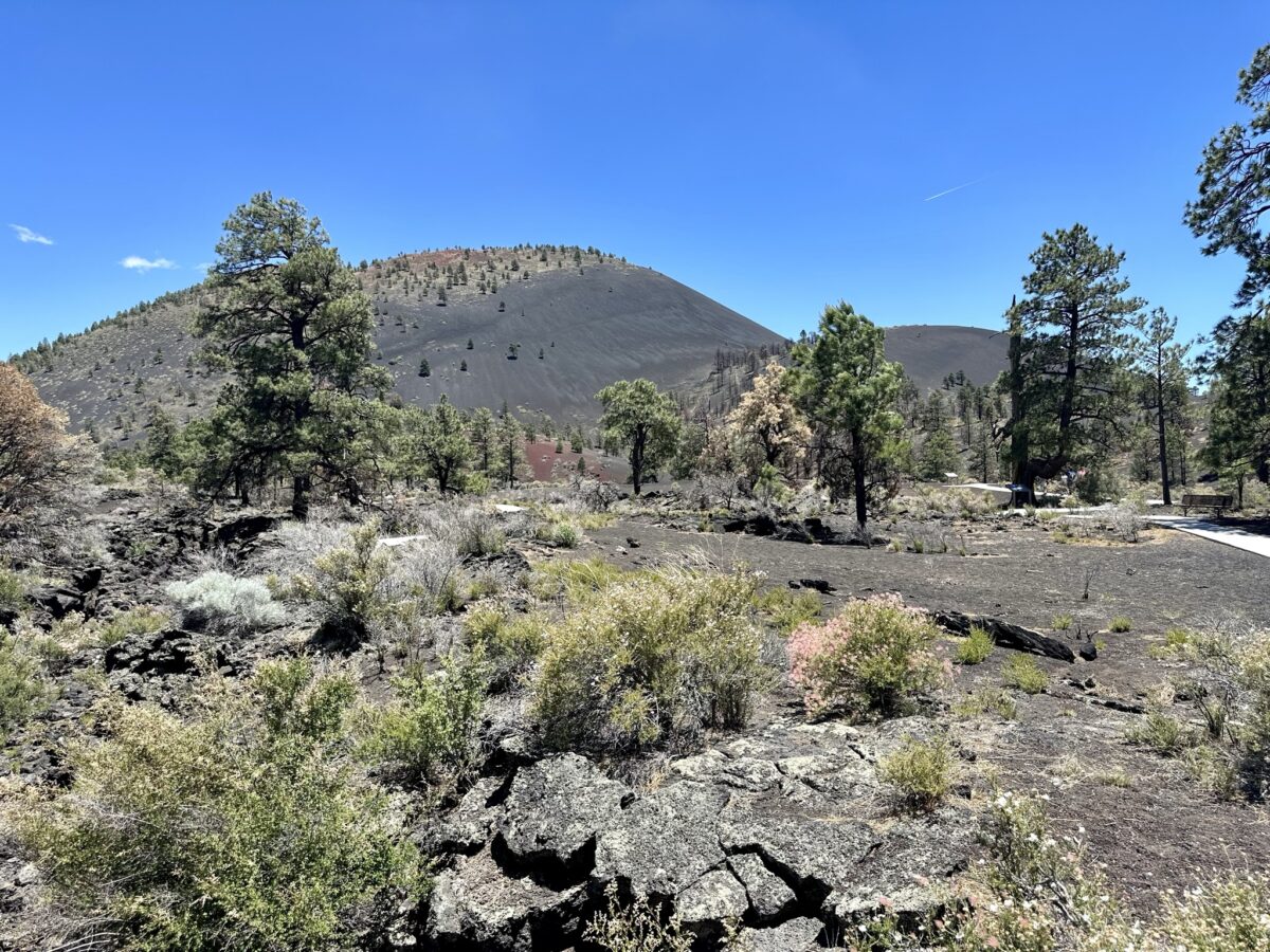 Feel the power of a volcanic eruption at Sunset Crater National Monument