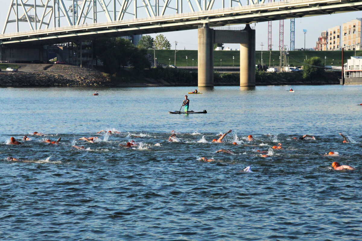 This weekend, swim for a good cause on the Ohio River
