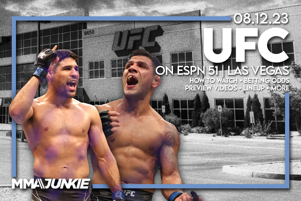 UFC on ESPN 51: How to watch Vicente Luque vs. Rafael dos Anjos, start time, fight card, odds