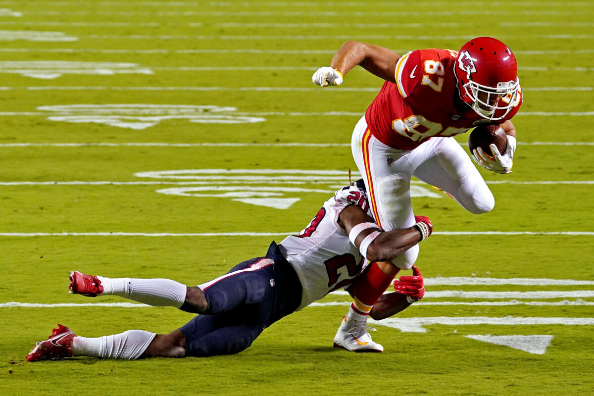 Chiefs safety Justin Reid reflected on covering Travis Kelce in his rookie preseason debut