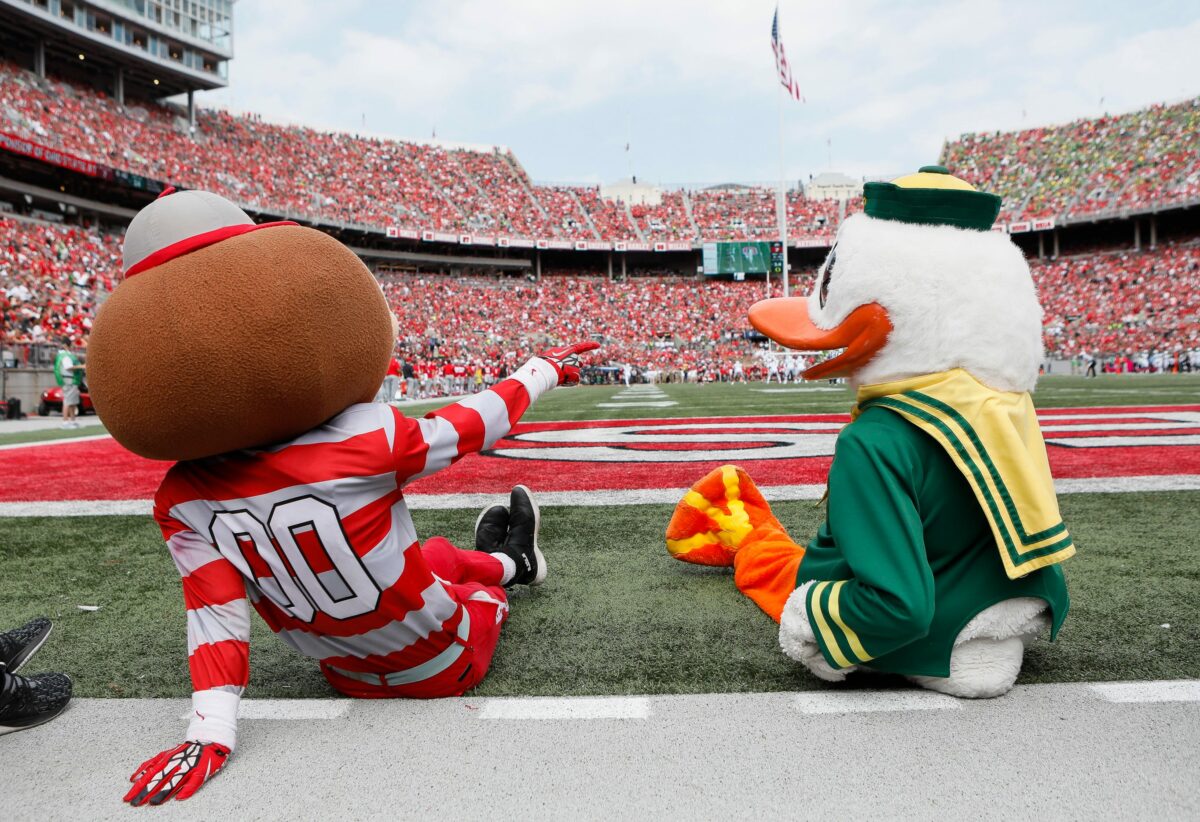 Another social media post between Ohio State and Oregon draws questions