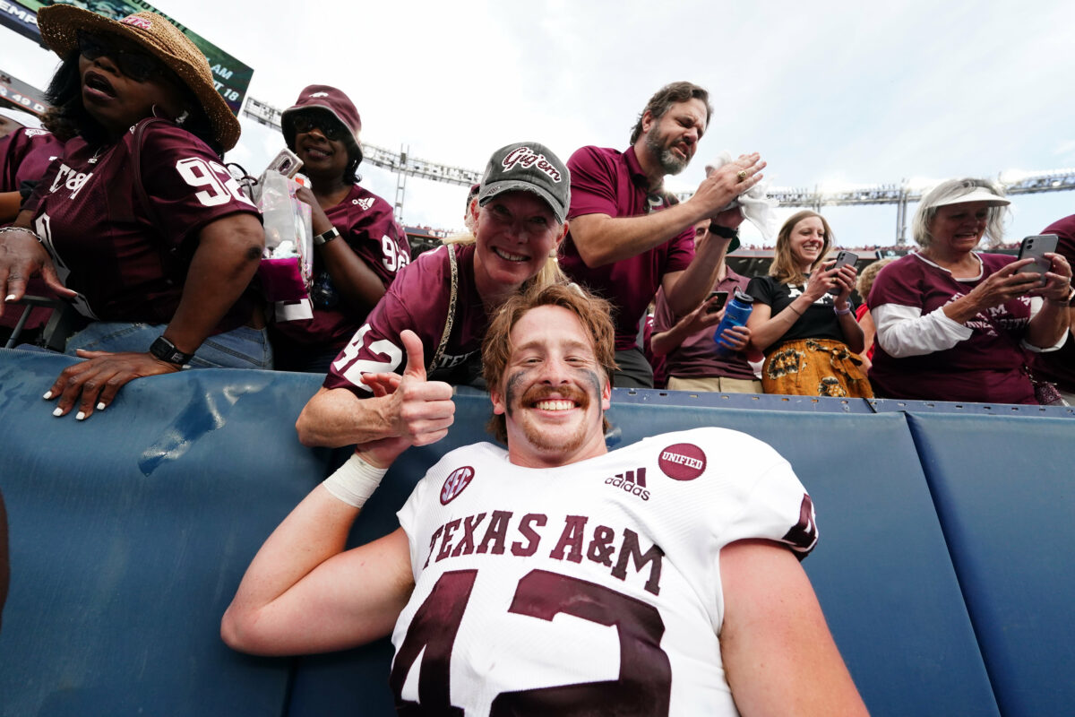 Texas A&M Senior Tight End Max Wright is named to the Wuerffel Trophy watchlist