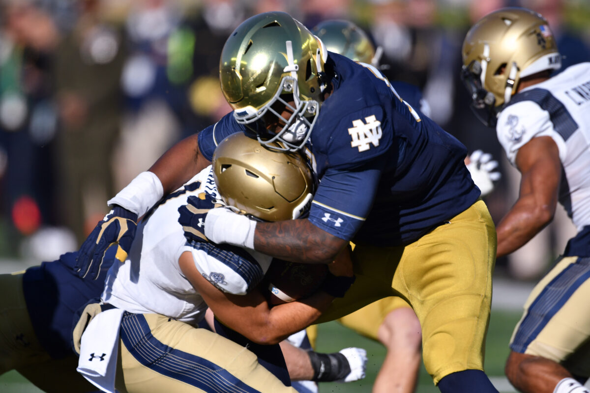 Watch: Notre Dame-Navy hype video