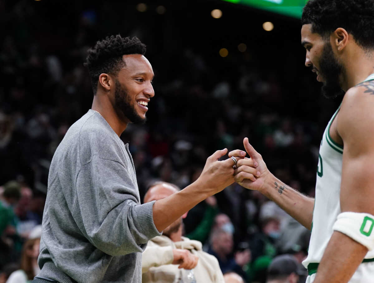 ‘He could have played with us,’ says Payton Pritchard of Evan Turner’s time as a Boston Celtics assistant