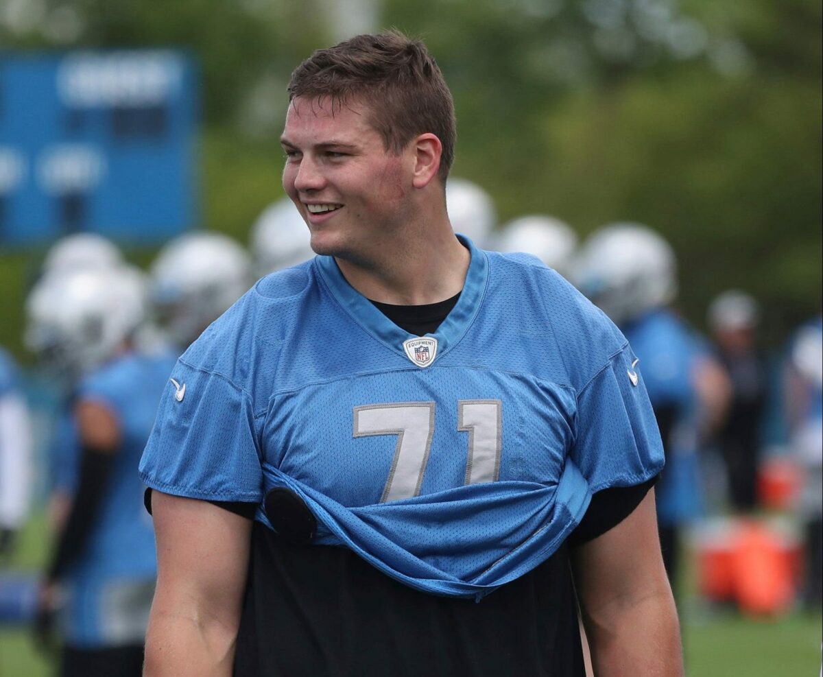 Ex-Lions OL Logan Stenberg claimed off waivers by the Chicago Bears