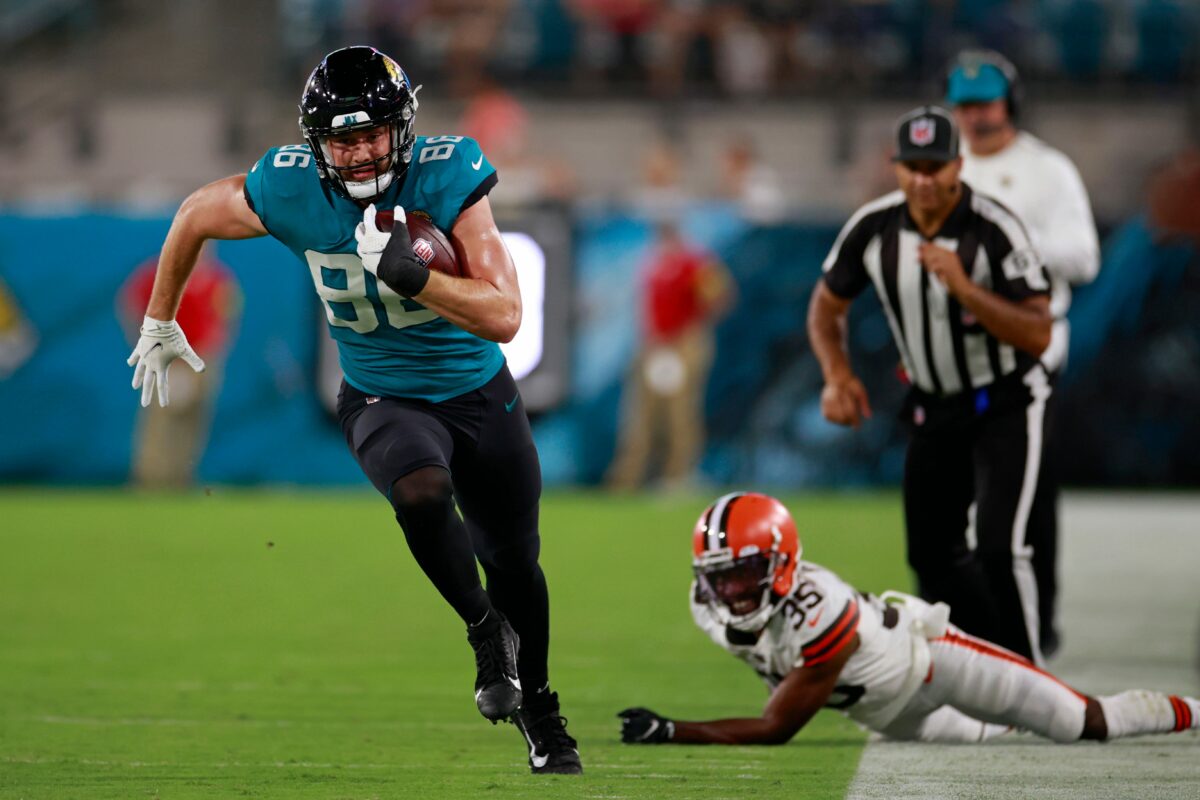Former Jaguars TE Gerrit Prince to join Chiefs practice squad