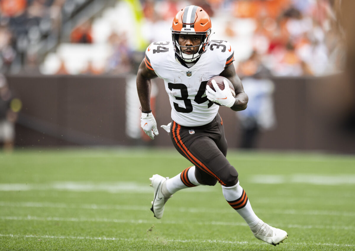 Browns release 6 inactive, 2 doubtful players against the Chiefs
