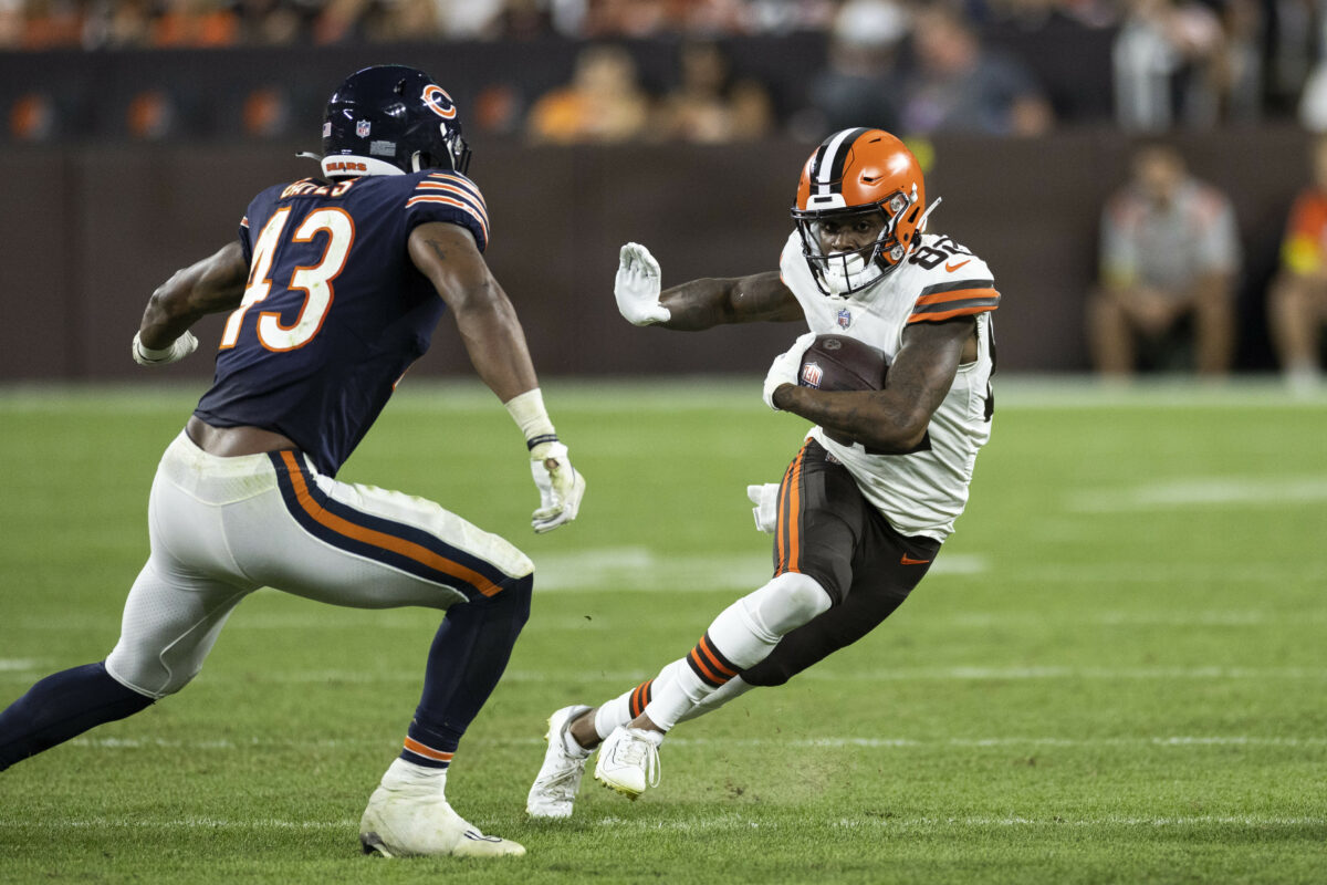 Browns waive WR Michael Harley Jr. as cutdowns continue