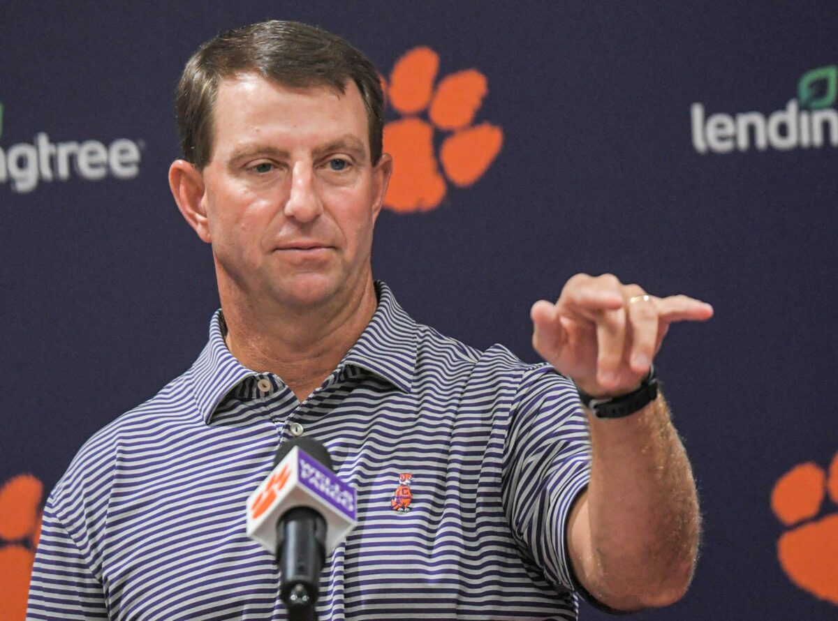 Dabo Swinney discusses freshmen wide receivers, who will play, and who will redshirt