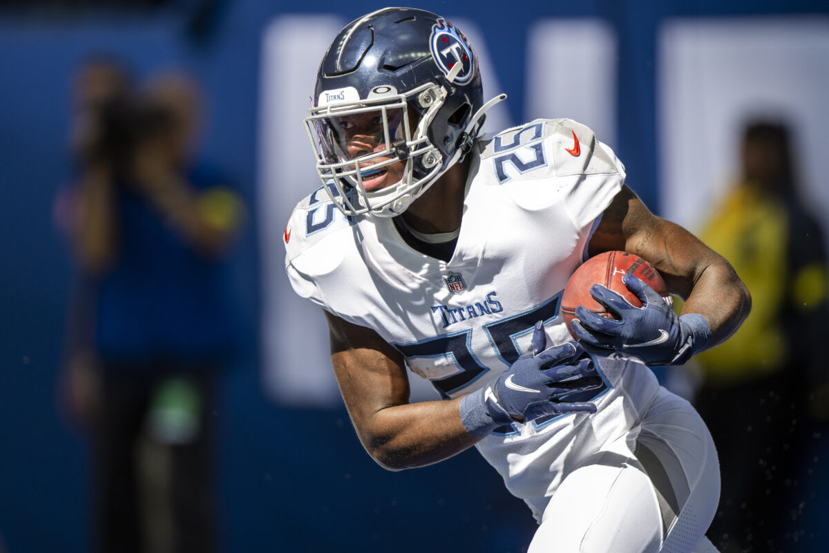 Titans place RB Hassan Haskins on IR, ending his 2023 season