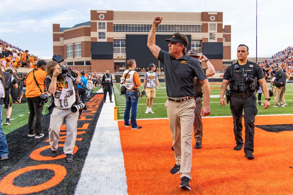 Oklahoma State’s Mike Gundy discusses Colorado’s fit in the Big 12