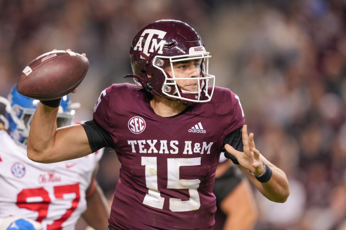 Texas A&M’s QB competition between Conner Weigman and Max Johnson has yet to reach a verdict