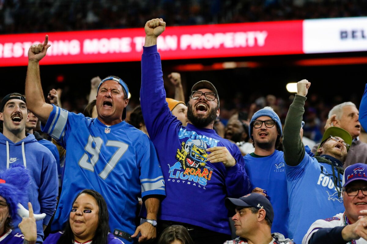 The Lions have sold out season tickets at Ford Field for the entire 2023 season