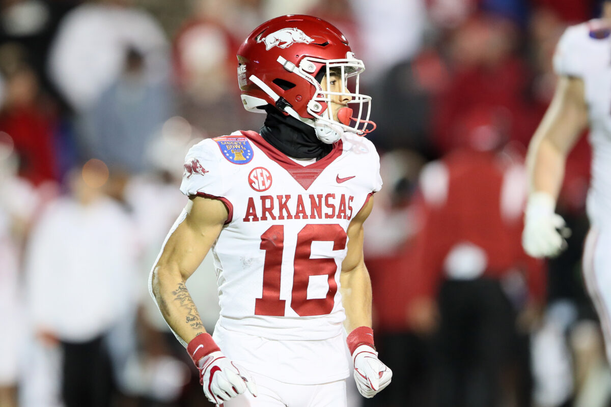 Arkansas wideout Isaiah Sategna poised for bigger role as sophomore