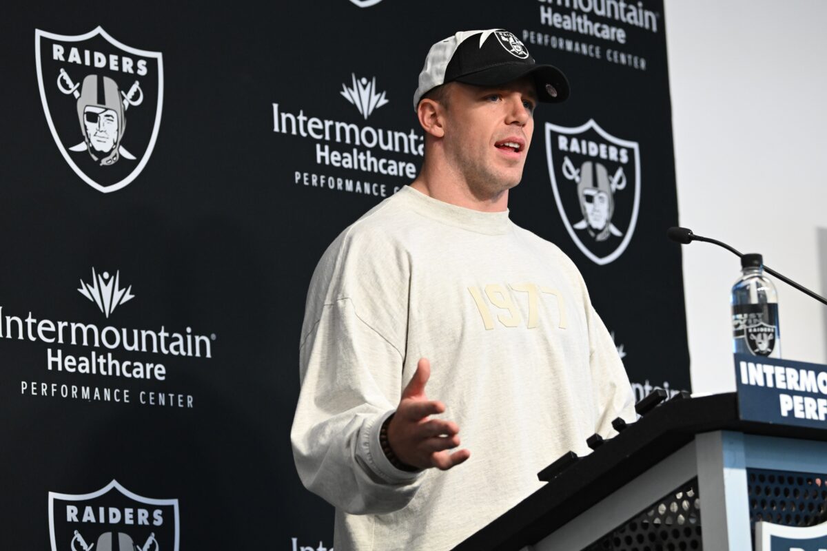 Raiders LB Robert Spillane racking up interceptions in camp, says it’s all about ‘trust’