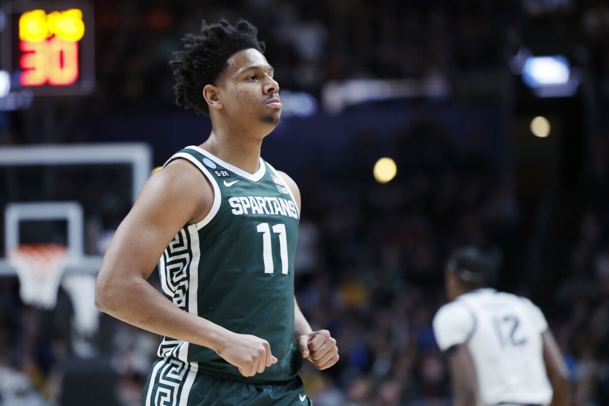 WATCH: Michigan State point guard A.J. Hoggard holding his own against NBA competition