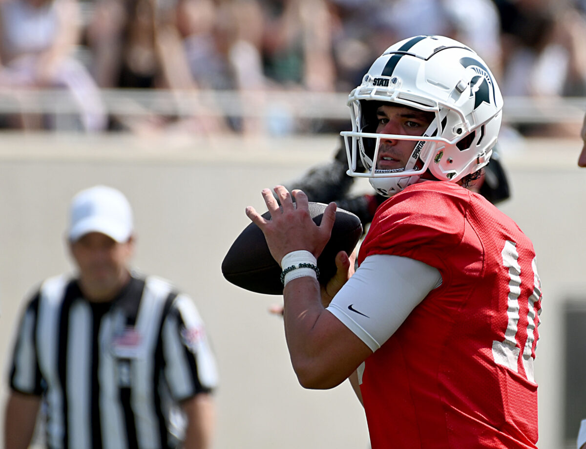 Watch: A look at Payton Thorne’s first day at fall camp