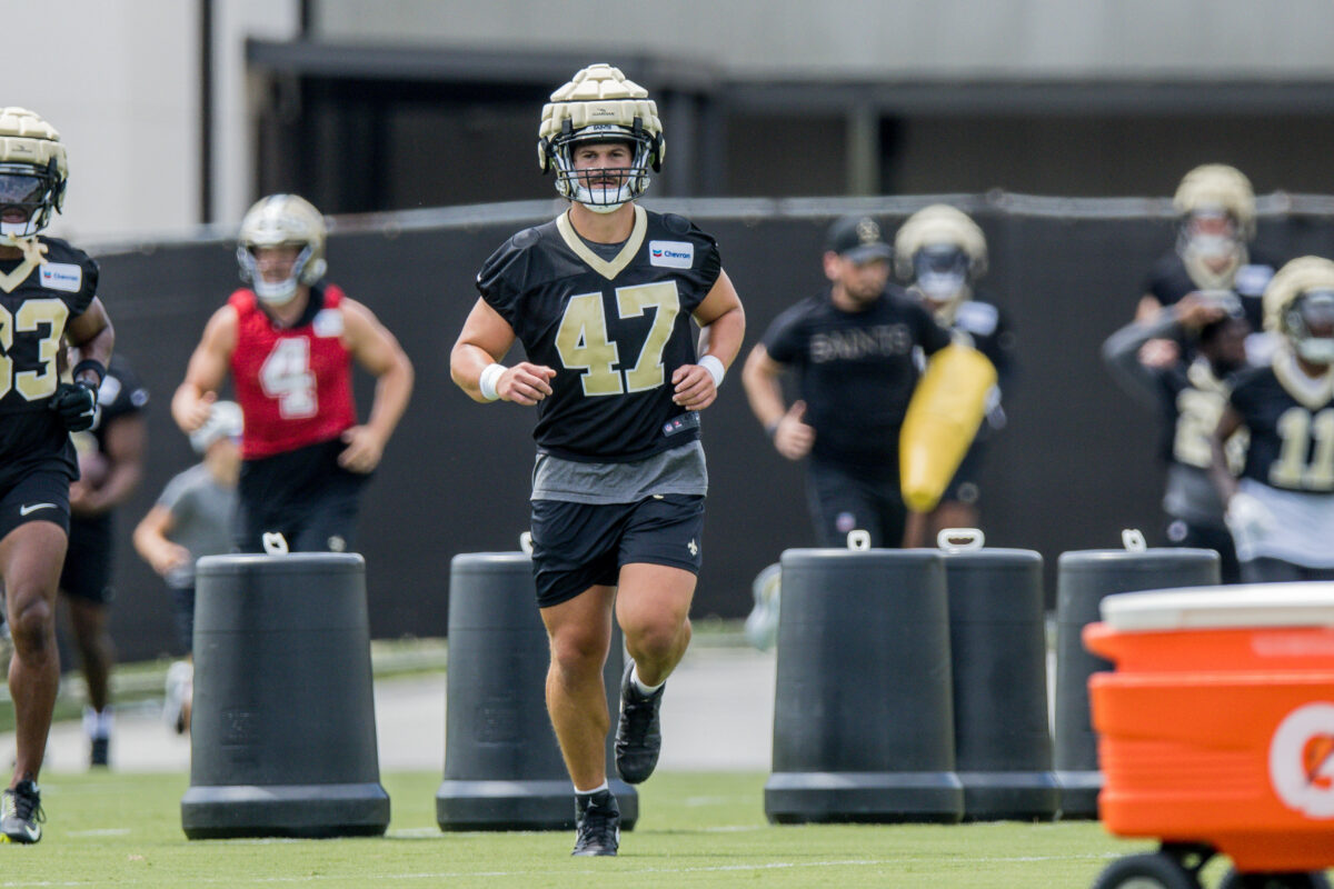 Saints waive fullback Jake Bargas as roster cuts continue