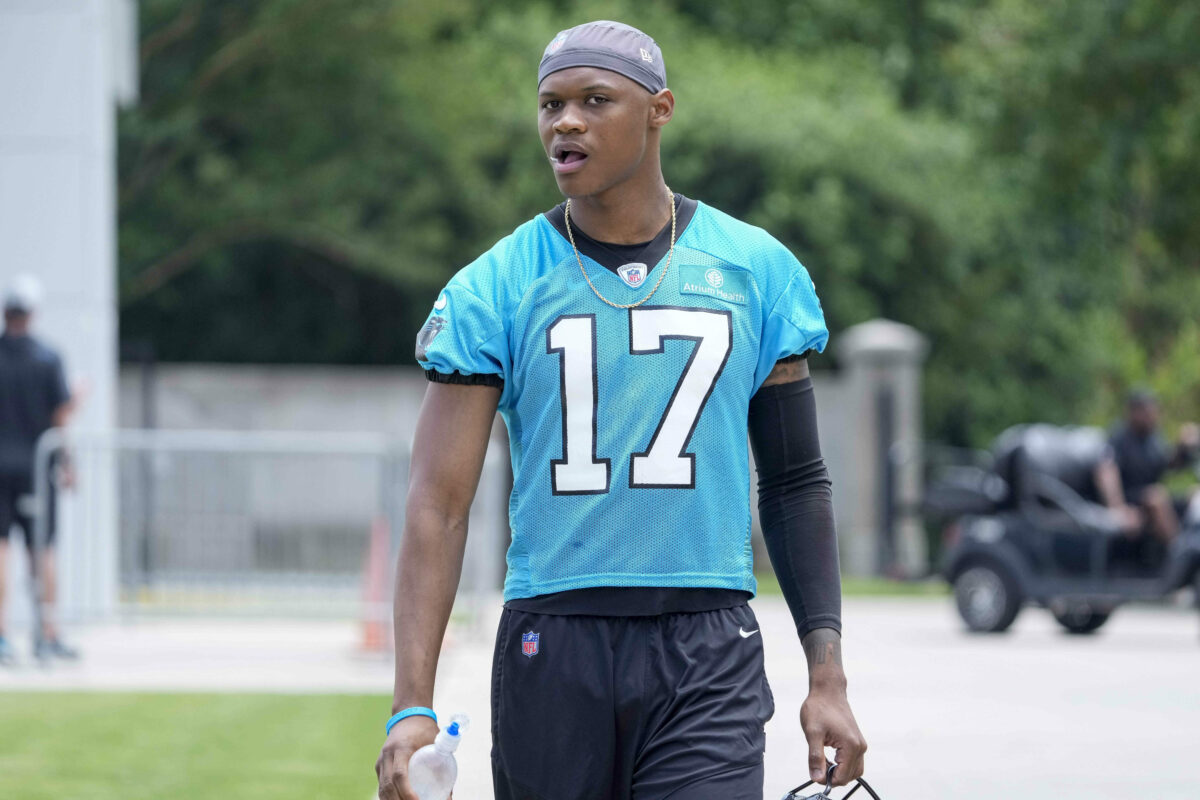 Former LSU receiver DJ Chark suffers hamstring injury at Panthers camp
