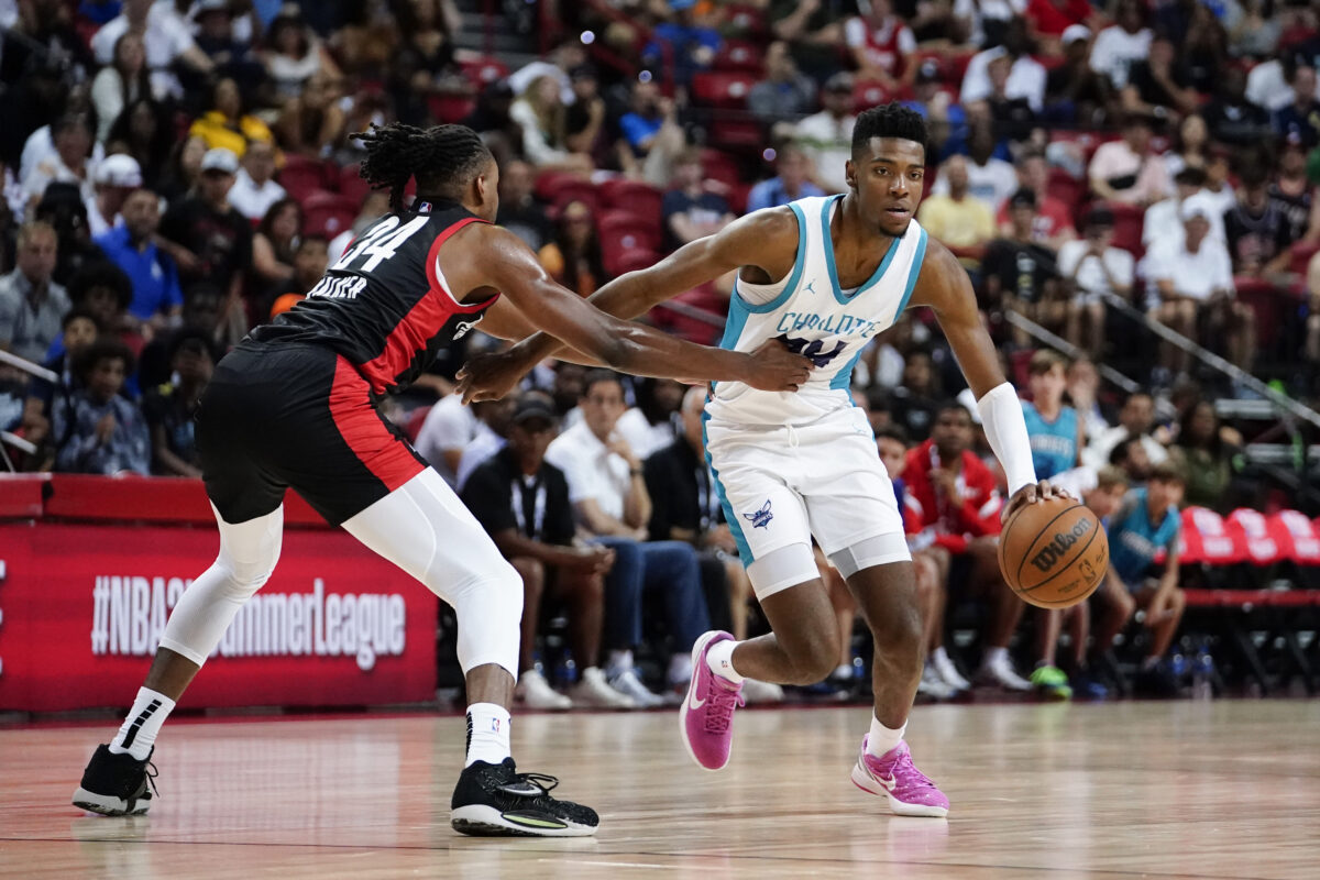 Hornets’ Brandon Miller recently linked up with Darius Garland in the gym